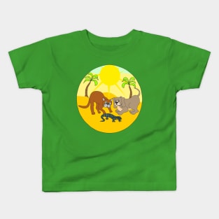 Animals in the desert Kids T-Shirt